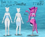 anthro big_breasts breasts cleavage_cutout clothing cutout designer_clothes dress eyeliner female forehead_gem forked_tail front_view fur furniture gem hair lipstick long_hair makeup mannequin one_eye_closed pink_body pink_fur pink_hair pose purple_eyes rear_view sitting smile smiling_at_viewer solo stool tail text unusual_anatomy unusual_tail wink scoutthecat02 nintendo pokemon lexi_cortez eeveelution espeon generation_2_pokemon pokemon_(species) english_text hi_res