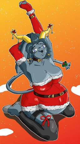 anthro antlers belt belt_buckle big_breasts breast_squish breasts breasts_frottage buckle decoration female goat-bunny-cat_lady gradient_background hair holidays hooves horn huge_breasts hyper hyper_breasts largeboobs navel organs pregnant pregnant_anthro pregnant_female simple_background solo squish stomach makseqs christmas pseudoregalia sybil_(pseudoregalia) bovid caprine goat jackalope lagomorph mammal hi_res