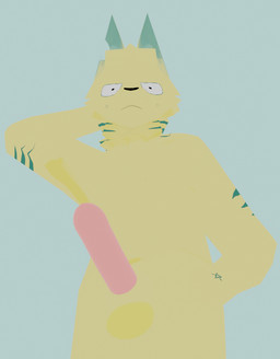 anthro biped erection front_view genitals humanoid_genitalia looking_at_viewer low-angle_view male male_anthro nude nude_anthro nude_male penis pose presenting solo geijutsu_konran mau_makan_apa jamal_(mau_makan_apa) domestic_cat felid feline felis mammal digital_drawing_(artwork) digital_media_(artwork) lineless portrait three-quarter_portrait