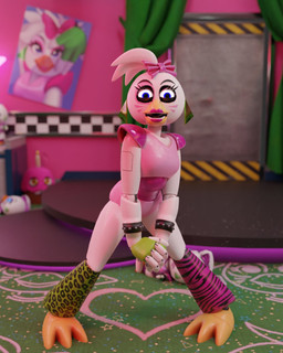 anthro beak bracelet carpet door female fingers jewelry looking_at_viewer machine open_beak open_mouth poster solo gwen36_yt five_nights_at_freddy's five_nights_at_freddy's:_security_breach scottgames steel_wool_studios glamrock_chica animatronic avian bird chicken galliform phasianid robot 2023 3d_(artwork) 4:5 digital_media_(artwork) hi_res