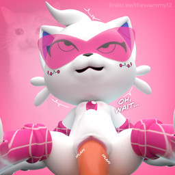abdominal_bulge anthro big_butt big_penis bottom_heavy brat_taming brown_body brown_skin butt clothing cryng_cat defeated dominant dominant_human dominant_male duo eyelashes eyewear female female_on_top first_person_view flat_chested footwear fur gem genitals glasses hair human_on_anthro interspecies jewelry larger_dom larger_male looking_at_genitalia looking_at_penis makeup male male/female mind_break mindfuck nipples nude offscreen_male on_top penetration penis pink_eyewear pink_glasses pompadour regret semi-anthro sex shortstack size_difference smaller_female smaller_on_top submissive submissive_anthro submissive_female text thick_thighs toeless_footwear vaginal vaginal_penetration wearing_glasses whiskers white_body white_fur wristband dexmoun thewammy12 thewammy12_(modeler) lovelace_(dexmoun) digital_creature domestic_cat felid feline felis human mammal 1:1 english_text hi_res meme