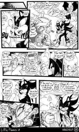 2_tails anthro armwear back_wings big_nose boop boots breasts chest_tuft cleavage clothed clothed_anthro clothed_female clothing dialogue elbow_gloves eyelashes female flying footwear fully_clothed fully_clothed_anthro fully_clothed_female gloves group handwear legwear male multi_tail nose_boop quills_(anatomy) scolding sharp_teeth shoes speech_bubble tail teeth text thigh_boots thigh_highs threatening tuft wildtake wings yelling krazyelf sega sonic_the_hedgehog_(series) miles_prower rouge_the_bat shadow_the_hedgehog sonic_the_hedgehog bat canid canine eulipotyphlan fox hedgehog mammal 3:5 absurd_res black_and_white comic english_text hi_res monochrome