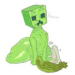 anthro big_butt big_penis bodily_fluids butt cum ejaculation excessive_cum excessive_genital_fluids flaccid genital_fluids genitals glistening glistening_body green_body huge_butt huge_penis huge_thighs male penis simple_background sitting solo spiked_penis spikes spikes_(anatomy) text thick_thighs vein veiny_penis nucr4r microsoft minecraft mojang xbox_game_studios creeper_(minecraft) 1:1 colored hi_res