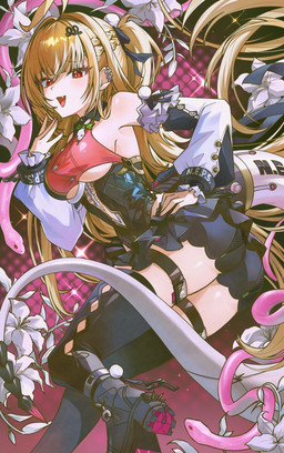 armwear blonde_hair bottomwear breasts clothed clothed_female clothed_humanoid clothing detached_sleeves female feral footwear fully_clothed fully_clothed_female fully_clothed_humanoid hair legwear light_body light_skin shoes skirt solo stockings tail thigh_highs topwear under_boob mising chalky_(zenless_zone_zero) cissia_(zenless_zone_zero) animal_humanoid humanoid reptile reptile_humanoid scalie scalie_humanoid snake snake_humanoid thiren hi_res