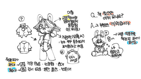 answer anthro ascot bent_arm black_eyelids black_eyes book book_on_head bottomless bottomless_anthro bottomless_male clothed clothed_anthro clothed_male clothing directional_arrow featureless_crotch featureless_legs holding_object holding_paper long_ears male male_anthro noseless open_mouth paper question question_mark shirt simple_background sitting solo standing straight_arm text thinking thought_bubble topwear vest white_ascot white_background white_body white_clothing white_eyes white_shirt white_topwear white_vest bam_ml raving_rabbids rayman_(series) ubisoft abomination_(rkawkxnlrla3) fan_character lagomorph mammal rabbid 2023 digital_drawing_(artwork) digital_media_(artwork) korean_description korean_text sketch_page translated