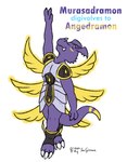 angelic anthro armor claws evolution_(transformation) floating male solo standing teeth three-quarter_view transformation wings sen_grisane_(artist) bandai_namco digimon dragoneer_(character) digimon_(species) 2024 digital_media_(artwork) full-length_portrait hi_res in_memoriam portrait