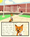 2017 4:5 a-wh-b adolescent anthro canid canine clothing cloud comic disney english_text fox grass male mammal nick_wilde outside plant red_fox school school_uniform simple_background sun text true_fox uniform young zootopia