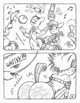 anthro backstage banana bdsm big_butt blush blush_lines bodily_fluids bondage bottomless bottomless_anthro bottomless_female bound bow_tie bowed_string_instrument bowling_ball bowling_pin burning butt butt_slap cello chainsaw clothed clothed_anthro clothed_female clothed_male clothing clown_horn concert conducting_baton conductor confusion cutie_mark eyelashes female female/female food fruit fully_clothed fully_clothed_anthro fully_clothed_female fully_clothed_male group horn juggling juggling_pin male musical_instrument partially_clothed_anthro partially_clothed_female plant podium power_tool rubber_chicken shirt slap spanking string_instrument suit sweat sweatdrop tail tools topwear torn_clothing torn_shirt torn_topwear torture whip_mark whipping whipping_butt circe_(artist) friendship_is_magic hasbro my_little_pony mythology blue_nile_(mlp) chico_marx groucho_marx harpo_marx marx_brothers octavia_(mlp) rarity_(mlp) earth_pony equid equine horse mammal mythological_creature mythological_equine pony unicorn comic monochrome