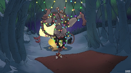 alternate_species anal anal_penetration anthro anus areola aurora_(phenomenon) bdsm bedding bell big_breasts blanket bondage bone bound breasts butt candy candy_cane candy_cane_in_ass candy_cane_in_mouth candy_cane_in_pussy chest_tuft christmas_decorations christmas_lights claws dessert double_penetration eyelashes feet female finger_claws food full_moon genitals hands_tied hanging_upside_down holidays inner_ear_fluff meat moon night nipples outside penetration plant red_eyes sausage slim small_waist snow solo star string_light_bondage string_lights tail tail_tuft teeth thick_thighs toe_claws tree tuft under_boob upside_down vaginal vaginal_penetration vulva wide_hips yawg armello christmas league_of_geeks river_(armello) mammal murid murine rat rodent 2025 hi_res