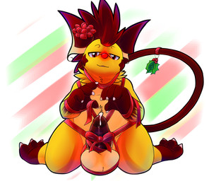 accessory anthro anthrofied balls bdsm bodily_fluids bondage bound bow_(feature) bow_accessory bow_ribbon ear_bow erection genital_fluids genitals gift gift_bow gift_wrapped holidays holly_(plant) looking_at_viewer male penis penis_accessory penis_bow penis_ribbon person_as_gift person_present plant pokemorph pom_gift_bow precum red_eyes ribbon_bondage ribbons slave solo submissive submissive_male roy_arashi christmas nintendo pokemon fan_character roy_(raichu) generation_1_pokemon mammal pokemon_(species) raichu rodent