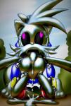 big_eyes big_head duo female genitals humanoid_genitalia humanoid_penis liquid liquid_metal machine male male/female penis robotization slime toony transformation silverslime archie_comics sega sonic_the_hedgehog_(archie) sonic_the_hedgehog_(comics) sonic_the_hedgehog_(series) fiona_fox metal_sonic goo_creature robot hi_res