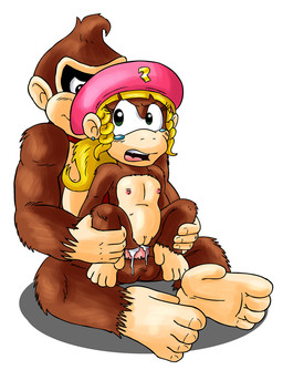 anal anal_penetration anthro anthro_on_anthro anthro_penetrated anthro_penetrating anthro_penetrating_anthro blonde_hair bodily_fluids chair_position cum duo erection female female_on_top female_penetrated female_raped forced from_behind_position genital_fluids genitals hair male male/female male_on_bottom male_penetrating male_penetrating_female male_rape male_raping_female mostly_nude muscular muscular_male nipples nude on_bottom on_top penetration penis rape sex tears vulva young young_anthro hypnofire86 donkey_kong_(series) nintendo dixie_kong donkey_kong_(character) ape gorilla haplorhine mammal monkey primate hi_res source_request