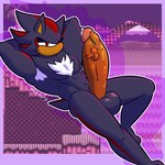 anthro balls big_balls big_penis black_body black_fur bodily_fluids fur genital_fluids genitals huge_penis hyper hyper_genitalia hyper_penis male nude penis solo fizzyjay sega sonic_the_hedgehog_(series) shadow_the_hedgehog eulipotyphlan hedgehog mammal hi_res