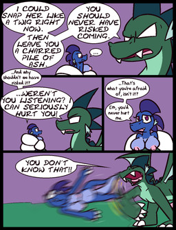 anthro big_breasts blue_body blue_scales breasts carrying_another claws dialogue ellipsis fangs female feral finger_claws green_body green_scales hair larger_feral larger_male male motion_blur motion_lines nipples no_pupils nude pink_nipples pupils purple_background purple_eyes purple_hair purple_pupils scales sharp_teeth simple_background size_difference smaller_anthro smaller_female speech_bubble teeth text thrown white_claws white_eyes wings ultilix european_mythology mythology emerald_(ultilix) emerald_(ultilix)_(cursed_form) ruby_(ultilix) dragon mythological_creature mythological_scalie scalie western_dragon 2026 comic english_text hi_res brother_(lore) brother_and_sister_(lore) sibling_(lore) sister_(lore)