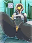 blush bodily_fluids butt female genital_fluids genitals glowing glowing_genitalia glowing_pussy not_furry presenting pussy solo spread_legs spreading vaginal_fluids roadiesky digital_extremes tencent warframe mag_(warframe) alien tenno 2017 digital_media_(artwork) hi_res