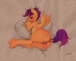 2014 animal_genitalia anus blush butt equine equine_pussy female feral friendship_is_magic fuchs fur hair hi_res horn looking_back mammal my_little_pony orange_fur pegasus pool presenting presenting_pussy purple_fur purple_hair pussy pussy_juice raised_tail scootaloo_(mlp) simple_background solo wet_pussy winged_unicorn wings
Rating: Explicit
Score: 24
User: CatsbyMoo
Date: March 18, 2014