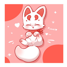 blush body_blush border eyes_closed female feral genitals heart_symbol humanoid_genitalia humanoid_genitalia_on_feral humanoid_vulva humanoid_vulva_on_feral open_mouth pawpads paws scarf simple_background solo vulva vulva_blush white_border xiaoyee_moon fabulous_beasts fuzai_(fabulous_beasts) canid canine fox mammal 1:1 hi_res