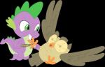 3_toes 4_toes anisodactyl avian_feet brown_body brown_feathers duo eyes_closed feathered_wings feathers feet female feral grabbing green_eyes laugh male purple_body purple_skin simple_background smile tail tickling toes transparent_background wings porygon2z friendship_is_magic hasbro my_little_pony mythology owlowiscious_(mlp) spike_(mlp) avian bird dragon mythological_creature mythological_scalie owl scalie absurd_res alpha_channel hi_res