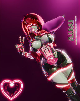 big_breasts body_writing breasts clothed clothing clothing_lift embedded_penetrable_sex_toy female flashing flashing_breasts glowing glowing_markings hair hoodie hoodie_lift machine markings not_furry pink_hair solo thick_thighs topwear translucent translucent_body aimizer0 a.i.m.i_(aimizer0) humanoid robot robot_humanoid 3d_(artwork) absurd_res digital_media_(artwork) hi_res