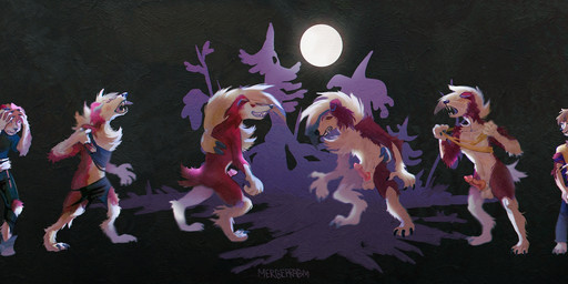 animal_genitalia animal_penis anthro balls canine_genitalia canine_penis duo genitals male nude nude_anthro penis transformation pragm nintendo pokemon generation_7_pokemon human humanoid lycanroc mammal pokemon_(species) hi_res