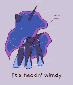 1_horn annoyed blue_hair blue_tail crescent_moon_(marking) cutie_mark feathered_wings feathers female female_feral feral hair highlights_(coloring) hooves horn markings monotone_background moon_(marking) obscured_face purple_background purple_body purple_highlights purple_hooves purple_horn purple_wings quadruped simple_background solo sparkles sparkling_hair tail wind wings nnalyart friendship_is_magic hasbro my_little_pony mythology nightmare_moon_(mlp) equid equine mammal mythological_creature mythological_equine winged_unicorn absurd_res digital_drawing_(artwork) digital_media_(artwork) flat_colors hi_res paintstorm_(artwork)