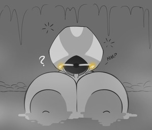 areola big_areola big_breasts big_nipples blush breasts eyes_closed female hot_spring huge_areola huge_breasts huge_nipples hyper hyper_breasts nipples onsen partially_submerged question_mark shadow solo text water forsakenedbread hollow_knight:_silksong hollow_knight_(franchise) team_cherry lace_(hollow_knight:_silksong) humanoid 2025 english_text hi_res