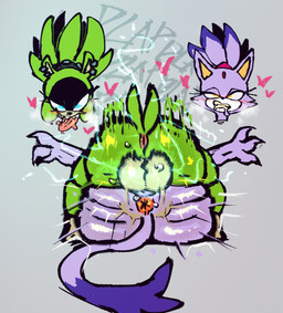 anus balls big_balls big_butt black_nose blue_eyes bodily_fluids butt clenched_teeth dipstick_tail drooling ear_piercing electricity eyelashes facial_markings female forehead_gem from_front_position fur gem genitals green_body green_ears green_fur gynomorph hair head_markings heart_symbol intersex long_tail markings mating_press motion_blur motion_lines penetration piercing purple_body purple_ears purple_fur purple_hair purple_tail red_gem saliva sex tail tail_markings tan_inner_ear teeth tied_hair tongue vaginal vaginal_penetration wolflance idw_publishing sega sonic_the_hedgehog_(comics) sonic_the_hedgehog_(idw) sonic_the_hedgehog_(series) blaze_the_cat surge_the_tenrec afrosoricid domestic_cat felid feline felis mammal tenrec hi_res