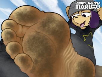ambiguous_gender dirty dirty_feet feet foot_fetish foot_focus male maruko_(character) soles solo steam toes jamwithmaruko 4:3 hi_res