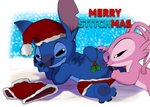 2020 4_toes alien anal angel_(lilo_and_stitch) anus assisted_exposure back_markings backsack balls black_eyes blue_body blue_fur bottomwear bottomwear_down butt_kiss canon_couple christmas christmas_clothing christmas_headwear claws clothed clothing discarded_clothing disney duo experiment_(lilo_and_stitch) feet female female_rimming_male fur genitals hand_on_butt hat headgear headwear holidays holly_(plant) imminent_rimming kiss_my_ass lilo_and_stitch looking_back male male/female markings narrowed_eyes narse nude oral pants pants_down partially_clothed pink_body pink_fur plant pupils rimming santa_hat sex stitch_(lilo_and_stitch) text toes white_pupils