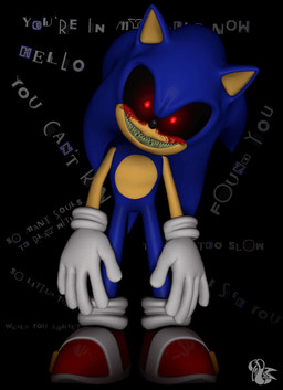 anthro blood blue_body blue_fur bodily_fluids clothing creepy demonic dialogue evil_grin footwear fur gloves glowing glowing_eyes grin handwear horror_(theme) male nightmare_fuel red_eyes shoes smile solo teeth text thin_calves thin_legs thin_thighs guardianmobius creepypasta sega sonic.exe_(creepypasta) sonic_the_hedgehog_(series) sonic.exe eulipotyphlan hedgehog mammal 3d_(artwork) 3d_animation animated animated_gif blender_(artwork) digital_media_(artwork) english_text short_playtime