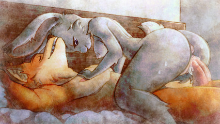 anthro anthro_on_anthro anthro_penetrated anthro_penetrating anthro_penetrating_anthro anus bed bedding bedroom bedroom_sex big_butt blanket bodily_fluids breasts butt clock cum cum_in_vagina cum_inside cum_on_penis cum_splatter duo ejaculation embarrassed eyes_closed female female_anthro female_penetrated fur furniture genital_fluids genitals good_morning grey_body grey_fur hand_on_breast humanoid_genitalia humanoid_penis interspecies light looking_down male male/female male_anthro male_penetrating male_penetrating_female morning multicolored_body multicolored_fur nipples open_mouth open_smile orange_body orange_fur penetration penile penile_penetration penis penis_in_vagina pillow pink_nipples pink_nose pink_vulva pose predator/prey predator_penetrating_prey purple_eyes red_body red_fur scut_tail sex short_tail smile spread_legs spreading sun sunny tail vaginal vaginal_penetration vulva watch yellow_body yellow_fur rispi disney zootopia judy_hopps nick_wilde canid canine european_rabbit fox lagomorph leporid mammal oryctolagus rabbit red_fox true_fox hi_res
