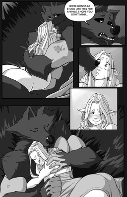 abdominal_bulge anthro anthro_penetrating anthro_penetrating_female anthro_penetrating_humanoid areola bedding big_breasts black_sclera blanket blush bodily_fluids breasts cheek_tuft covering cum cum_drip cum_in_vagina cum_inflation cum_inside dialogue dripping facial_scar facial_tuft female female_humanoid female_on_anthro female_penetrated from_front_position genital_fluids genitals grass holding_close hug humanoid_on_anthro humanoid_penetrated humanoid_pointy_ears inflation interspecies kissing kissing_cheek knotting lying male male/female male_on_humanoid male_penetrating male_penetrating_female male_penetrating_humanoid muscular muscular_female muscular_male muscular_on_muscular nipples nude nude_female obscured_penetration on_back on_bottom on_top penetration penile penile_penetration penis penis_in_vagina plant pointy_ears scar sex sleeping sleeping_nude sleeping_together text tuft vaginal vaginal_knotting vaginal_penetration wet junker_draws mythology canid canine elf humanoid mammal mythological_canine mythological_creature werecanid werecanine werecreature werewolf absurd_res comic english_text hi_res monochrome