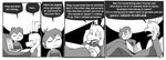 2023 absurd_res asriel_dreemurr boss_monster_(undertale) bovid caprine comic dialogue duo english_text frisk_(undertale) hi_res human humor long_ears male mammal monochrome potoobrigham tagme text undertale undertale_(series)