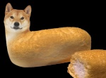 ambiguous_gender black_nose food fur looking_at_viewer solo what what_has_science_done unknown_artist twinkie canid canine canis domestic_dog food_creature hybrid mammal shiba_inu spitz alpha_channel