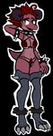 anthro bikini biped breasts clothing collar digitigrade eyebrows fangs female hair head_tuft horn maroon_hair multicolored_eyes navel non-mammal_breasts non-mammal_navel open_mouth red_bikini red_bikini_bottom red_bikini_top red_clothing red_eyes red_swimwear scales simple_background solo spiked_collar spikes spikes_(anatomy) swimwear tail teeth transparent_background tuft two-piece_swimsuit underwear yellow_eyes brow7777777 go_(e10109) kobold scalie alpha_channel digital_media_(artwork) microsoft_paint_(artwork)