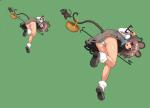 basket butt clothed clothing container dowsing_rod dress duo female feral footwear grey_hair hair holding_object humanoid_focus legwear open_mouth panties panty_shot prehensile_tail rear_view red_eyes shoes short_hair socks tail underwear upskirt takorin touhou nazrin animal_humanoid humanoid mammal mammal_humanoid mouse mouse_humanoid murid murid_humanoid murine murine_humanoid rodent rodent_humanoid digital_media_(artwork) pixel_(artwork)