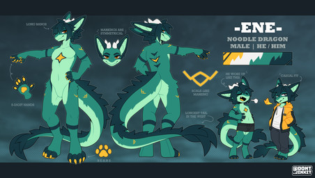 4_toes 5_fingers anthro biped bottomwear boxer_briefs boxer_briefs_only butt claws clothed clothed_anthro clothed_male clothing countershade_torso countershading eyes_closed feet finger_claws fingers front_view fully_clothed fully_clothed_anthro fully_clothed_male fur green_body green_fur green_hair green_tail hair handpaw hoodie horn looking_at_viewer male navel nude nude_anthro nude_male open_clothing open_hoodie open_mouth open_topwear pants partially_clothed partially_clothed_anthro partially_clothed_male pawpads paws rear_view shirt smile solo standing tail teeth text toe_claws toes tongue topless topless_anthro topless_male topwear underwear underwear_only yellow_eyes jinxit mythology energee_(flinxsmiler) dragon mythological_creature mythological_scalie scalie 2025 digital_drawing_(artwork) digital_media_(artwork) english_text hi_res model_sheet