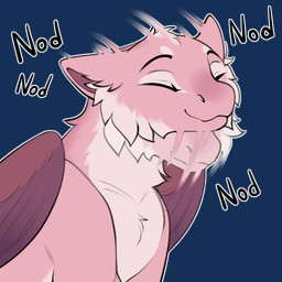 feathered_wings feathers feral fur motion_lines nodding nodding_head pink_body pink_feathers pink_fur purple_body purple_feathers purple_fur wings gorchitsa_(artist) mythology aura_(averageotter) dragon furred_dragon furred_scalie mythological_creature mythological_scalie scalie 1:1 alpha_channel
