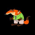 anthro belt clothed clothing fur green_eyes male necktie orange_body orange_fur simple_background solo transparent_background jonsthaman disney zootopia gremblo nick_wilde canid canine fox lagomorph mammal red_fox true_fox 1:1 2017 alpha_channel crossover