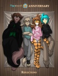 2013 :3 anthro basitin better_version_at_source bird's-eye_view blue_eyes blue_hair bottomless brown_body brown_fur brown_hair canid canine canis casual_exposure clothed clothing conditional_dnp countershading digitigrade english_text felid female floor flora_(twokinds) fully_clothed fur grey_eyes group hair high-angle_view human keidran keith_keiser long_hair lying male mammal multicolored_body multicolored_fur natani on_back one_eye_closed orange_body orange_fur pantherine pupils simple_background slit_pupils smile striped_body striped_fur stripes tail text tiger tom_fischbach trace_legacy twokinds white_body white_fur wolf yellow_eyes