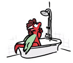 bathroom bathtub faucet female feral hair membrane_(anatomy) membranous_wings scales shower simple_background solo tail water wet wings bizr sound_warning mythology tulip_(tulipsanddragons) dragon mythological_creature mythological_scalie scalie 2023 aliasing animated digital_media_(artwork) meme short_playtime sound webm