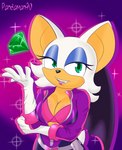 anthro bat_wings belt big_breasts bodysuit bra breasts chaos_emerald cleavage clothed clothing fangs female gem leather membrane_(anatomy) membranous_wings open_clothing skinsuit solo teeth tight_clothing underwear unzipped unzipped_bodysuit utility_belt wings zipper pandazar netflix sega sonic_prime sonic_the_hedgehog_(series) rouge_the_bat bat mammal hi_res