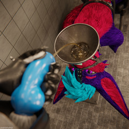animal_genitalia animal_penis anthro anthro_on_anthro arms_tied balls bathroom bdsm biped black_body black_boots black_clothing black_footwear black_fur black_shoes blue_body blue_fur blue_penis bodily_fluids bondage boots bottomwear bound canine_genitalia canine_penis claws clothed clothing collar cuffs_(clothing) cum cum_drip cum_dripping_from_penis cum_on_penis depth_of_field dominant drinking drinking_urine dripping duo erection feeding_tube footwear funnel funnel_gag funnel_in_mouth fur gag gagged genital_fluids genitals green_penis grey_body grey_fur hair hand_on_penis inside jacket knot leather leather_boots leather_bottomwear leather_clothing leather_footwear leather_jacket leather_pants leather_topwear legs_tied legwear living_urinal lying male male/male male_peeing medical_instrument multicolored_body muscular muscular_male nude on_back open_mouth orgasm pants paws peeing penis public_restroom purple_body purple_fur red_body red_fur reflection restraints scientific_instrument sex shoes slim slim_anthro slim_male slim_sub smile standing submissive submissive_male tail topwear urinal urine urine_in_mouth urine_stream watersports white_body white_fur dragonplayer dragonplayer_(character) mccheese178 canid canine canis fox hybrid jex mammal rexouium 1:1 3d_(artwork) absurd_res blender_(artwork) blender_cycles_(artwork) digital_media_(artwork) hi_res