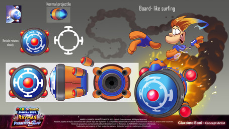 4_fingers big_nose black_eyebrows black_eyes blonde_hair blue_clothing blue_gloves blue_hair blue_handwear clothing eyebrows fingers floating_hands floating_head floating_torso flying footwear furrowed_eyebrows gloves gradient_background grey_background hair handwear hoodie male male_humanoid multicolored_hair not_furry open_mouth open_smile orange_clothing orange_footwear orange_hair orange_hoodie orange_shoes orange_topwear riding riding_rocket rocket shoes simple_background smile smoke solo standing tan_body tan_skin text title topwear two_tone_hair year giacomo_boni mario_plus_rabbids_sparks_of_hope nintendo rayman_(series) ubisoft rayman humanoid raypeople_(rayman) 16:9 2023 4k absurd_res adobe_photoshop_(artwork) artist_name colored concept_art crossover digital_drawing_(artwork) digital_media_(artwork) english_description english_text hi_res model_sheet official_art procreate_(artwork) reference_image shaded widescreen
