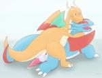 anal anal_penetration balls black_eyes blush chubby claws cum cum_on_floor cum_while_penetrated dragon dragonite duo erection feral from_behind gay interspecies jetshark knot looking_back male nintendo open_mouth orgasm penetration penis pokémon reptile salamence scalie sex teeth video_games wings
Rating: Explicit
Score: 7
User: JetShark
Date: March 11, 2014