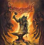 anthro anvil detailed_background fire group hammer hell male metal nude smithing smithy standing tools unknown_artist heavy_metal lonewolf_(band) power_metal canid canine canis mammal wolf 2008 album_cover cover official_art warm_colors