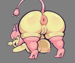6:5 absurd_res anthro anus areola ass_up big_butt boots boots_only breasts butt clothing female footwear footwear_only generation_3_pokemon genitals hi_res high_heeled_boots high_heels huge_butt legwear mostly_nude nebssik nintendo nipples pokemon pokemon_(species) pussy skitty smile solo thick_thighs thigh_boots thigh_highs
