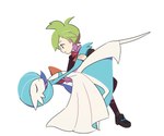 clothing dancing duo female footwear green_hair hair light_body light_skin male micro_calves micro_legs micro_thighs not_furry shoes thin_calves thin_legs thin_thighs ssalbulre nintendo pokemon wally_(pokemon) gardevoir generation_3_pokemon human humanoid mammal pokemon_(species) shiny_pokemon 2023 6:5