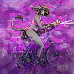 animal_genitalia animal_penis anthro anus backsack balls bicycle big_penis brown_hair clothed clothing cloud ejaculation equine_genitalia equine_penis fog ftg_transformation fti_transformation fur gender_transformation genitals grass grey_body grey_fur gynomorph hair hands-free hooves huge_penis hyper hyper_genitalia hyper_penis intersex lipstick looking_pleasured makeup outside penis pink_clothing plant smoke solo torn_clothing transformation vehicle greengod asinus donkey equid equine human humanoid mammal 1:1 absurd_res hi_res