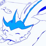 ambiguous_gender eyes_closed feral fur fur_markings markings pawpads paws simple_background sleeping smile solo sound_effects tail text tired vowelless vowelless_sound_effect white_background white_body zzz snoiifoxxo nintendo pokemon eeveelution generation_1_pokemon mammal pokemon_(species) vaporeon 1:1 animated digital_drawing_(artwork) digital_media_(artwork) frame_by_frame loop short_playtime